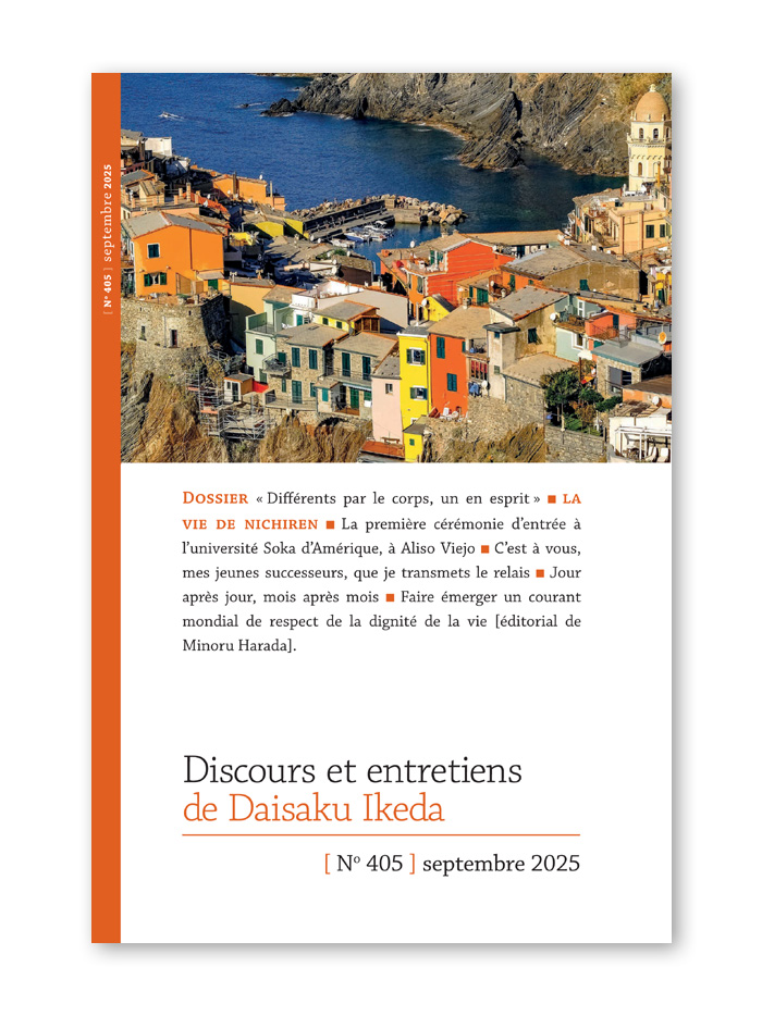 Discours de Daisaku Ikeda - Septembre 2025 - N° 405