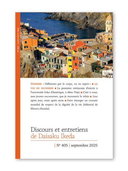 Discours de Daisaku Ikeda - Septembre 2025 - N° 405