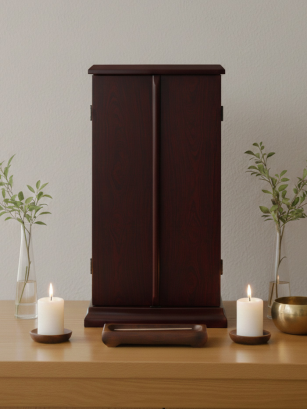 Autel Tour aux Trésors - teinte acajou