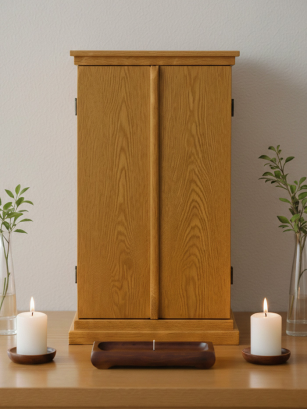 Autel Sagesse - teinte bois clair