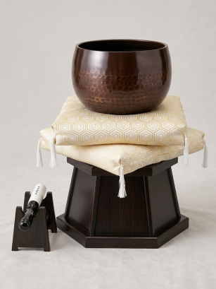 Set Gong laiton anodisé N°8 Complet -  25 cm