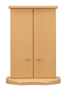 Autel Jade Bois Naturel Clair  (+ Lumière)