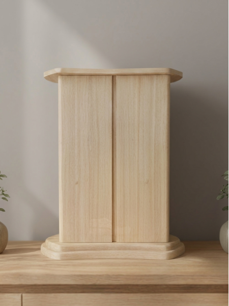 Autel Emeraude Bois Naturel Clair