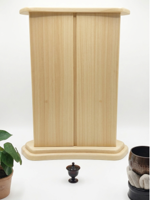 Autel Emeraude Bois Naturel Clair