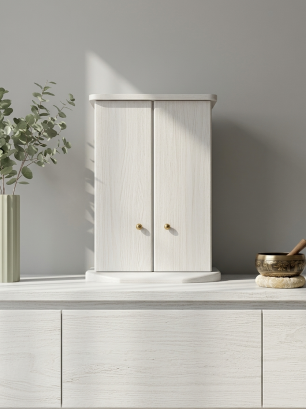 Autel Jade Blanc Cérusé  (+ Lumière)