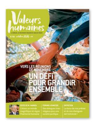 Valeurs humaines - Octobre 2026 - N° 192