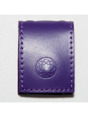 Pochette cuir pour Gohonzon portatif - Violet