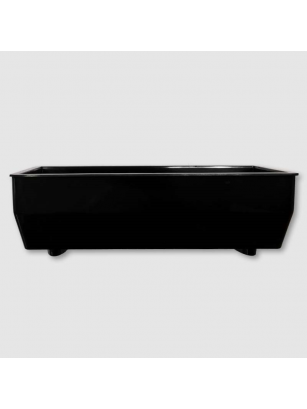Bac encens - Plastique Victory noir - 18,5 cm