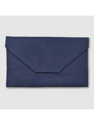 Pochette - Tissu - Grand taille - Bleu