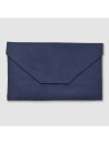 Pochette - Tissu - Grand taille - Bleu