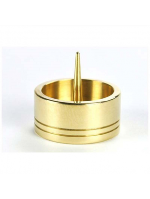Bougeoir - Métal doré - 1,6 cm