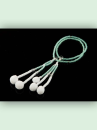 Chapelet Plastique - Bleu vert - Très petit