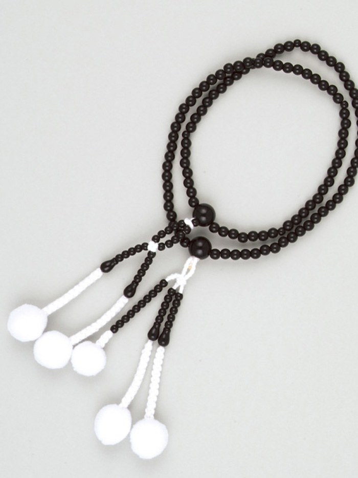 Chapelet Plastique - Noir - Moyen