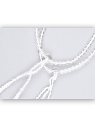 Chapelet Plastique - Cristal - Moyen