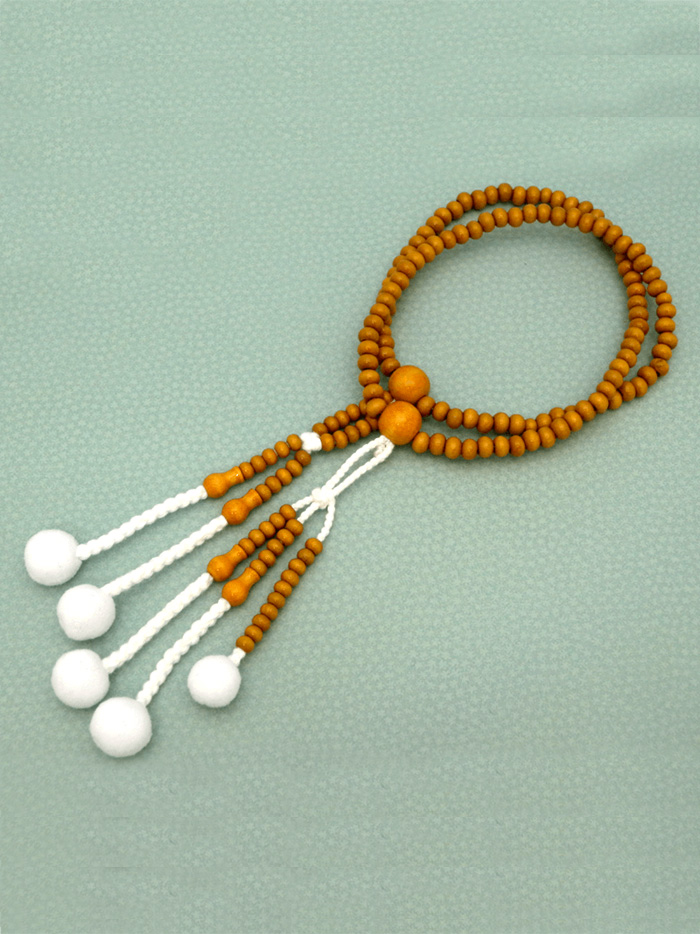 Chapelet Bois de prunier (jaune) - Moyen