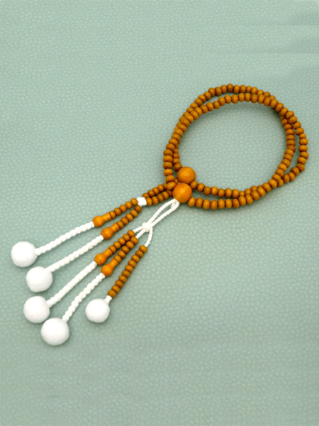Chapelet Bois de prunier (jaune) - Moyen